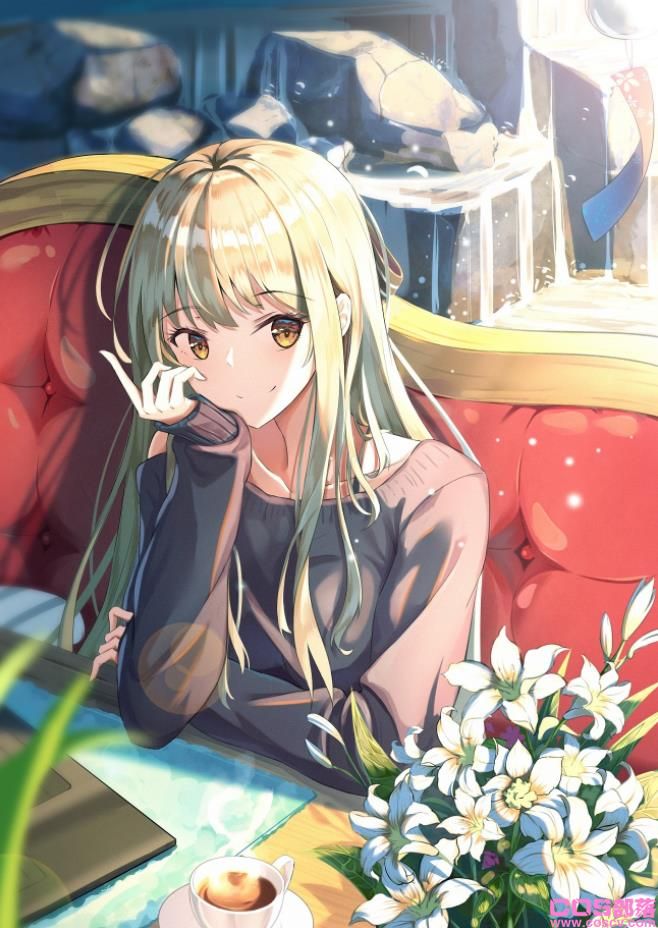 [Pixiv精选]毫无防备的侧脸。托腮特辑(图3)