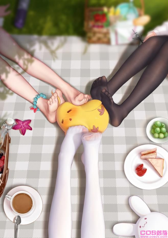 [Pixiv精选]脱下鞋子休息一下。足底插画特辑(图2)