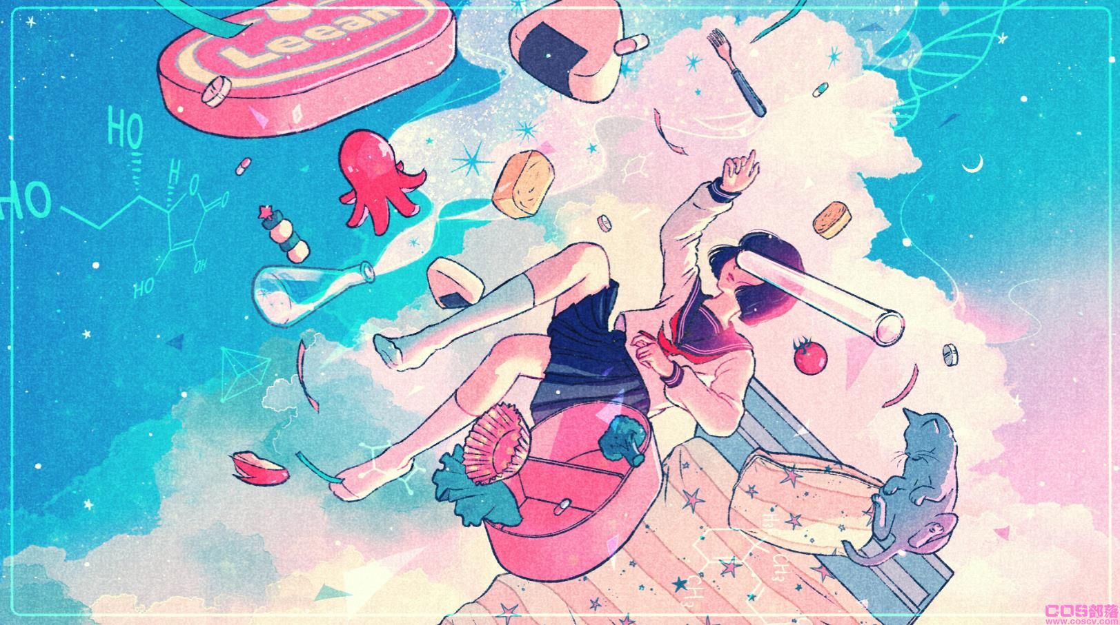 [Pixiv精选]开饭咯！便当插画特辑(图8)
