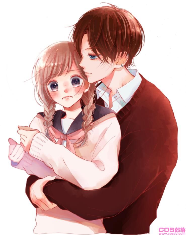 [Pixiv精选]从后拥抱你♡背后抱插画特辑(图6)