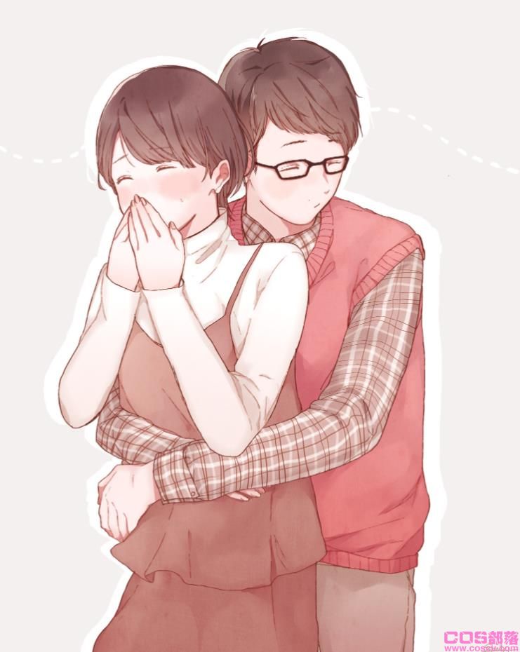 [Pixiv精选]从后拥抱你♡背后抱插画特辑(图8)