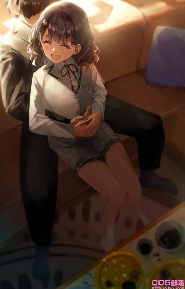 [Pixiv精选]从后拥抱你♡背后抱插画特辑(图4)