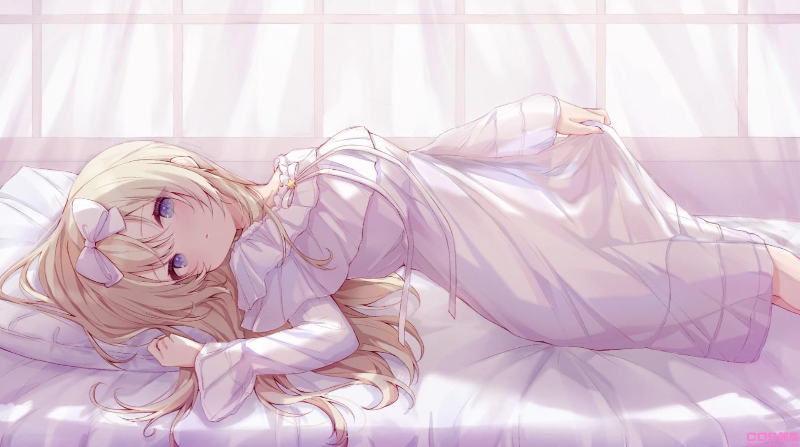 [Pixiv精选]睡姿也要够高雅♡睡裙插画特辑(图10)