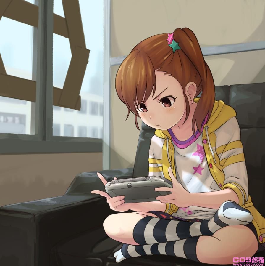 [Pixiv精选]垂于侧面的小尾巴。侧马尾女子插画特辑(图4)