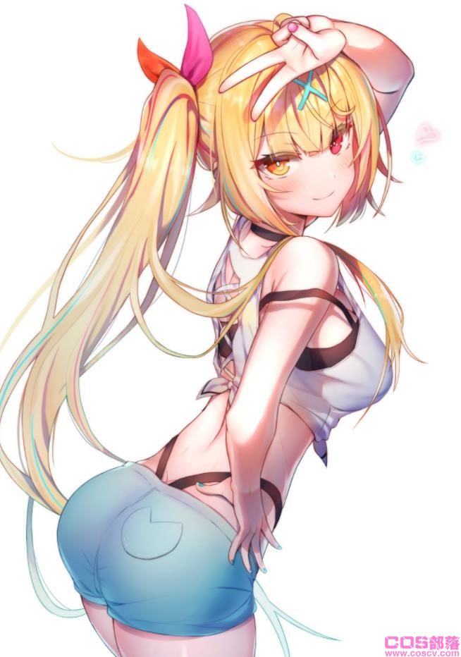 [Pixiv精选]垂于侧面的小尾巴。侧马尾女子插画特辑(图3)