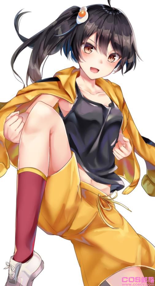 [Pixiv精选]垂于侧面的小尾巴。侧马尾女子插画特辑(图6)