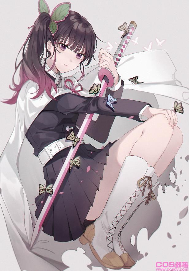[Pixiv精选]垂于侧面的小尾巴。侧马尾女子插画特辑(图9)