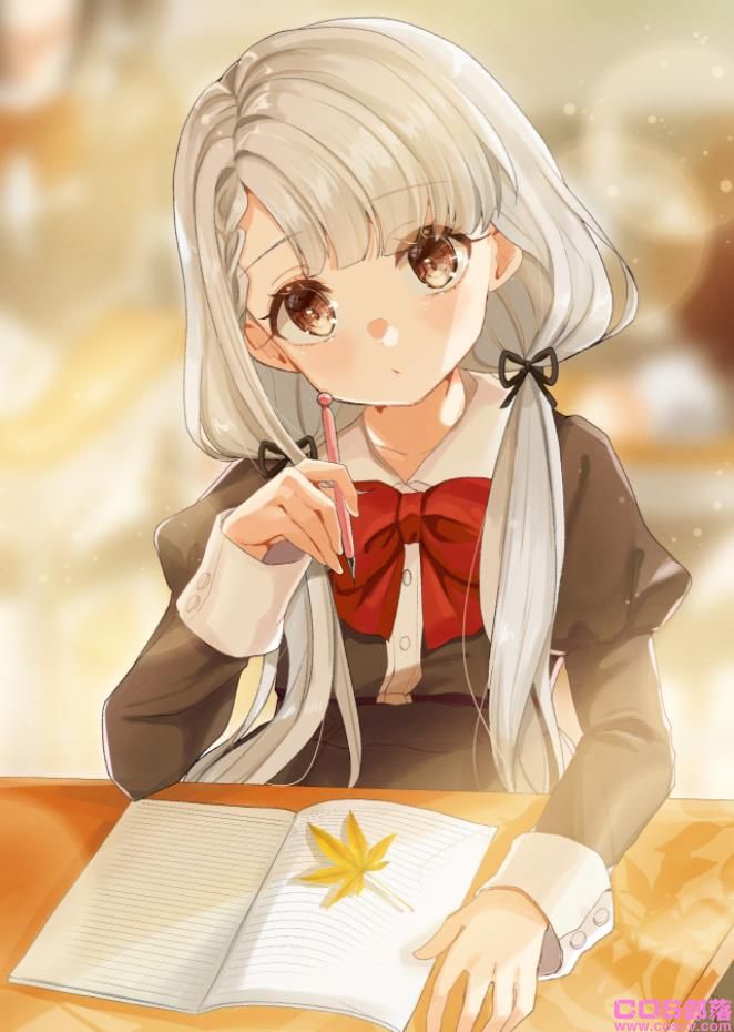 [Pixiv精选]自然垂下的发梢♡低双马尾女孩插画特辑(图6)