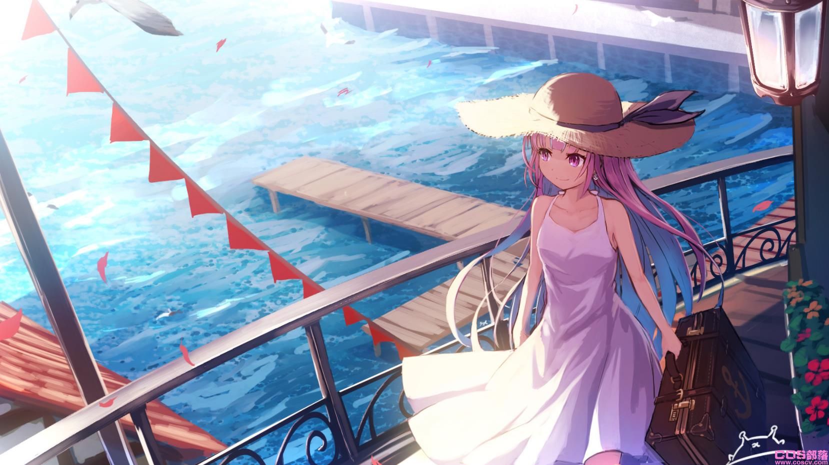[Pixiv精选]夏日风景线。草帽插画特辑(图2)