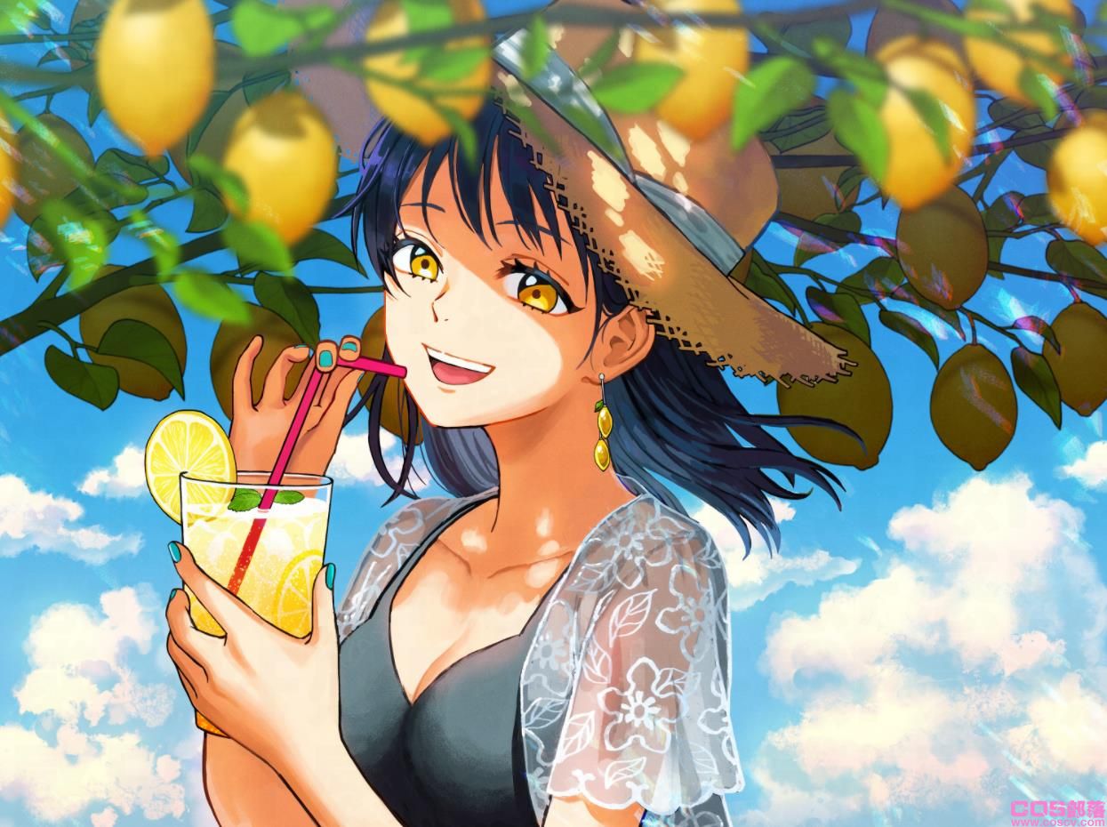 [Pixiv精选]夏日风景线。草帽插画特辑(图3)