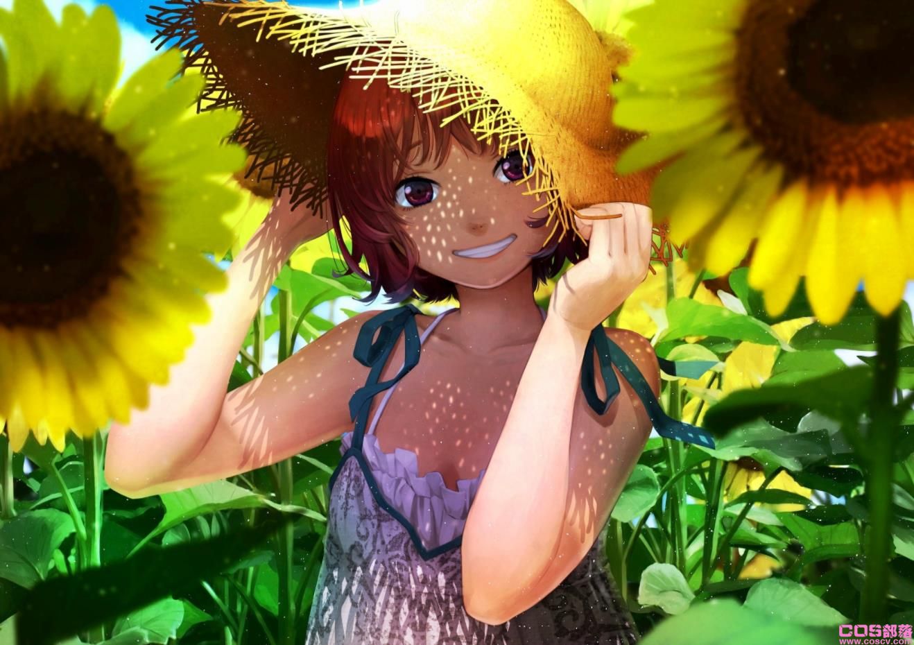 [Pixiv精选]夏日风景线。草帽插画特辑(图4)