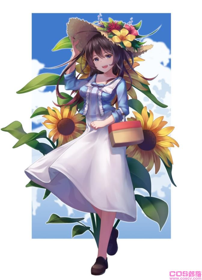 [Pixiv精选]夏日风景线。草帽插画特辑(图5)