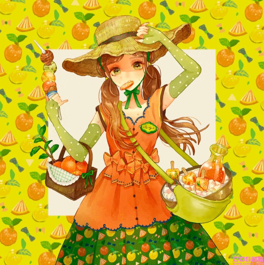 [Pixiv精选]夏日风景线。草帽插画特辑(图8)