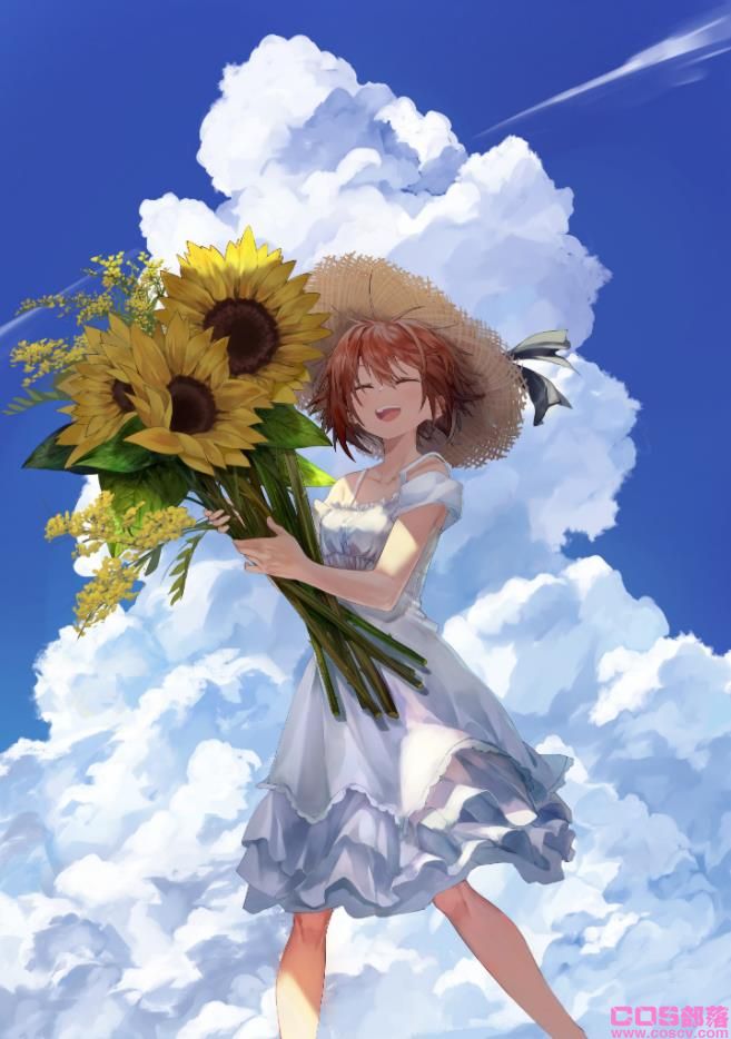 [Pixiv精选]夏日风景线。草帽插画特辑(图11)