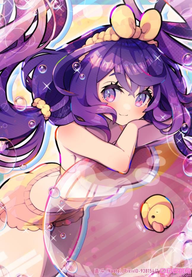 [Pixiv精选]散发神秘感。紫发女子插画特辑(图12)