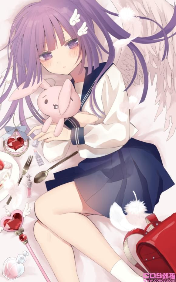 [Pixiv精选]散发神秘感。紫发女子插画特辑(图10)