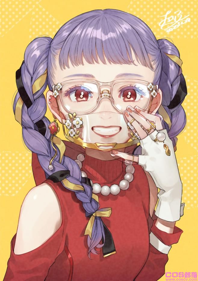 [Pixiv精选]散发神秘感。紫发女子插画特辑(图7)