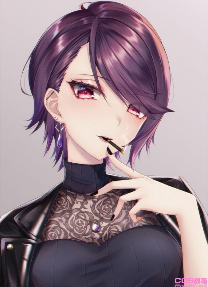 [Pixiv精选]散发神秘感。紫发女子插画特辑(图1)