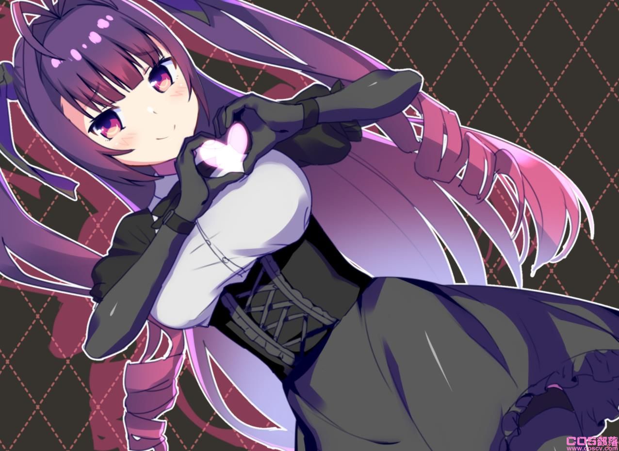 [Pixiv精选]散发神秘感。紫发女子插画特辑(图8)