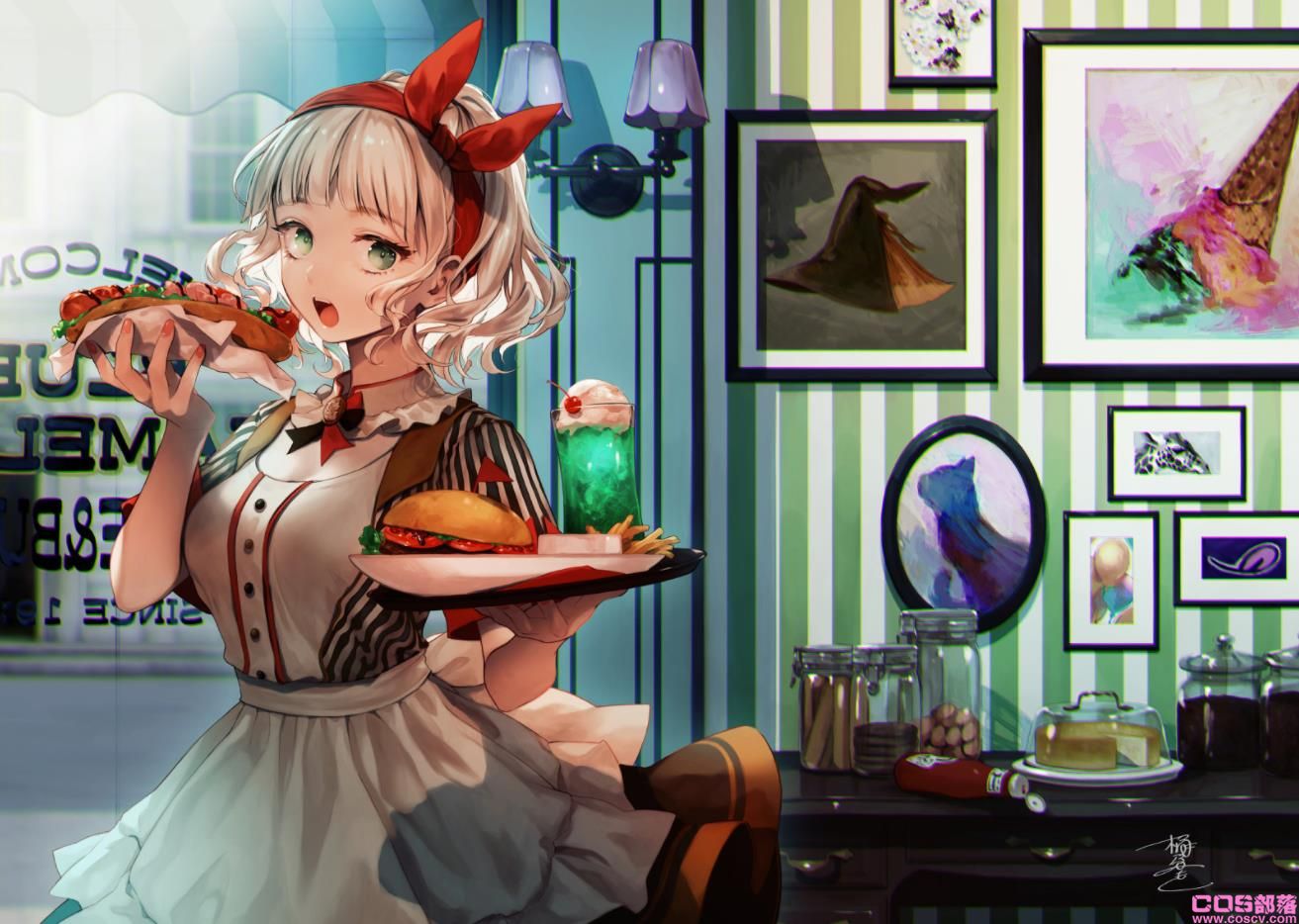 [Pixiv精选]今天要来点什么？服务员插画特辑(图5)