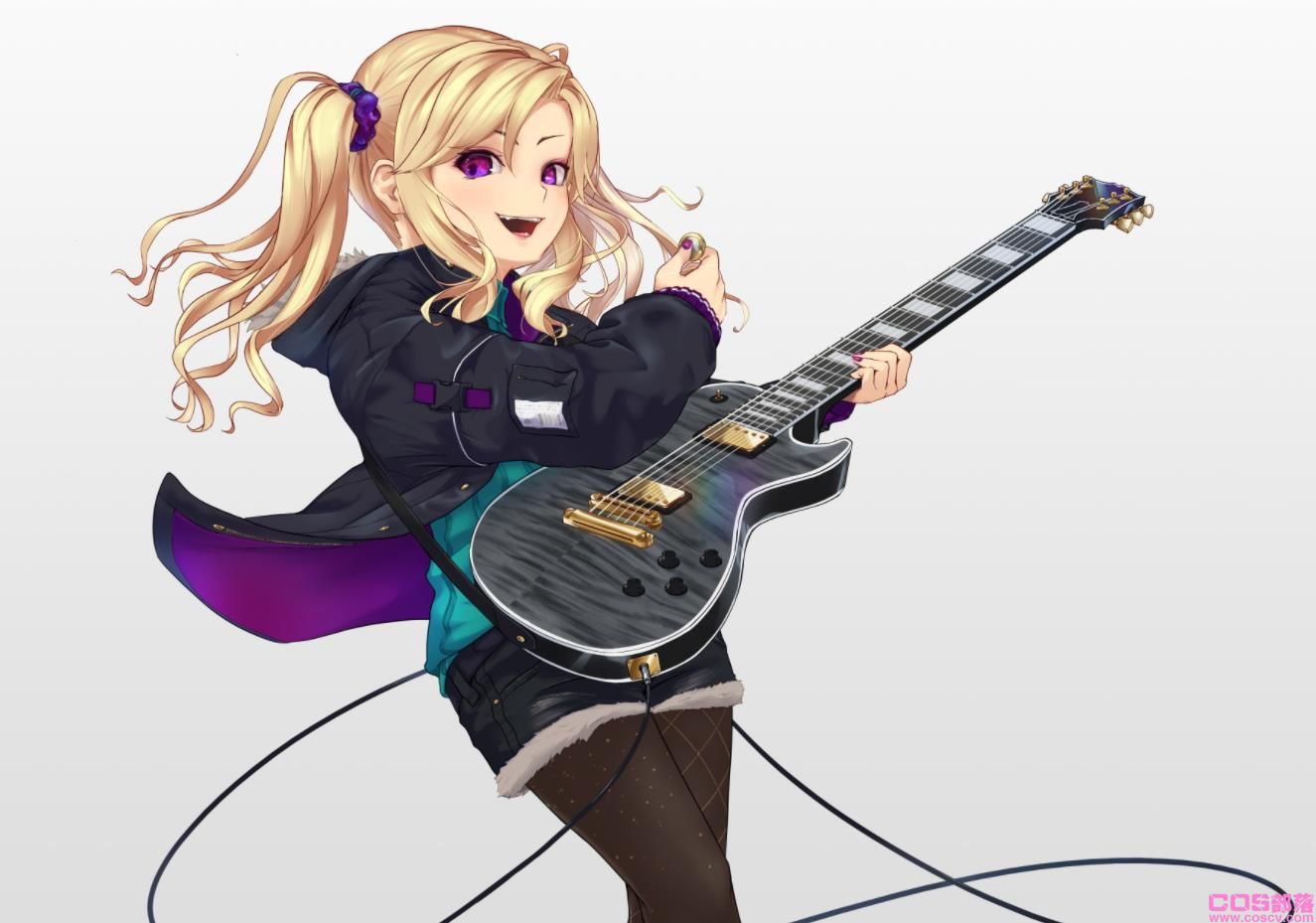 [Pixiv精选]拨动琴弦！吉他女子插画特辑(图11)