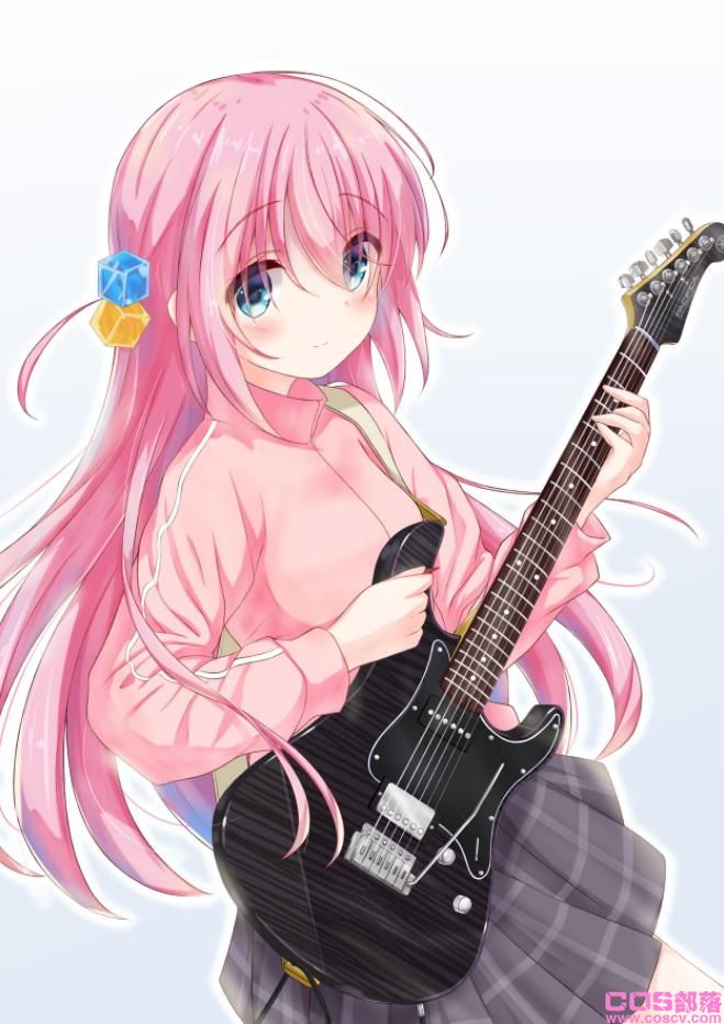 [Pixiv精选]拨动琴弦！吉他女子插画特辑(图5)