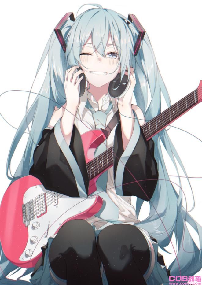 [Pixiv精选]拨动琴弦！吉他女子插画特辑(图4)