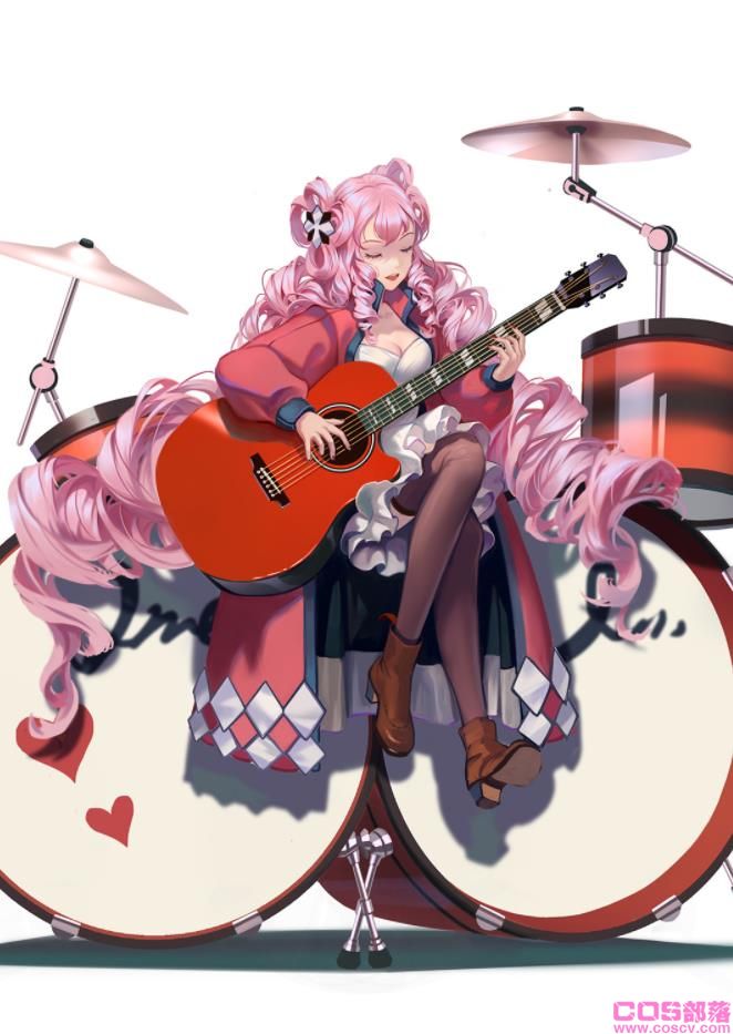 [Pixiv精选]拨动琴弦！吉他女子插画特辑(图6)