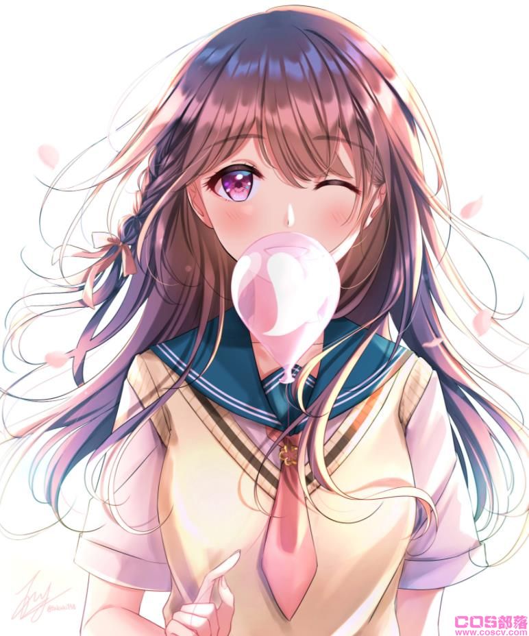 [Pixiv精选]传递给你♡女孩抛媚眼插画特辑(图4)