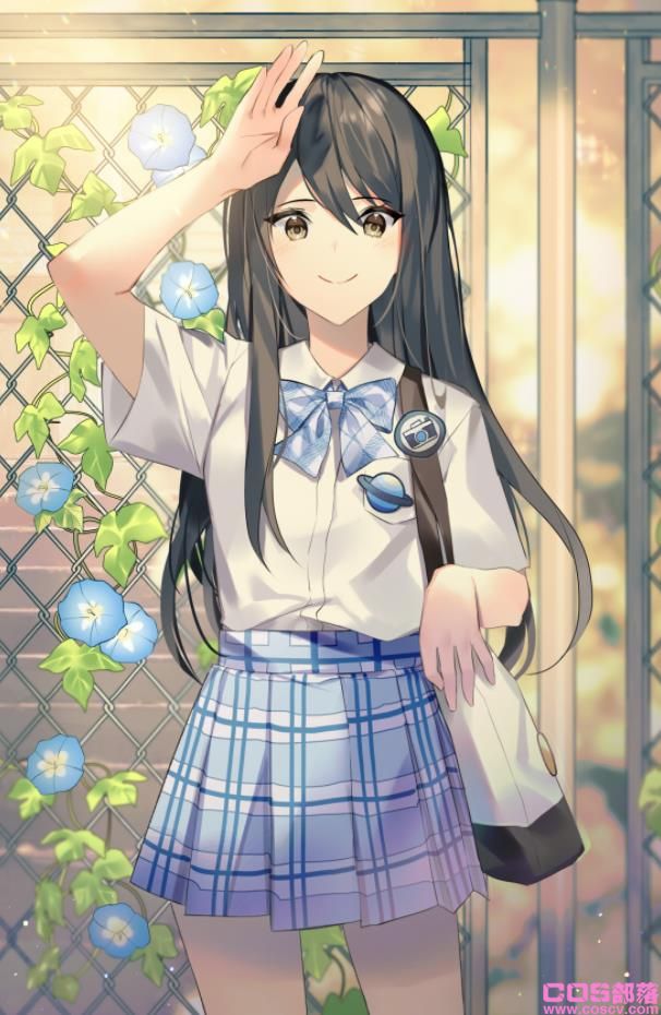 [Pixiv精选]于清晨盛开。牵牛花与女孩插画特辑(图1)