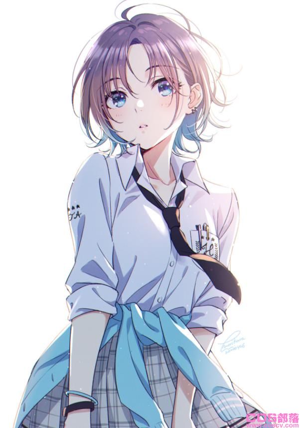 [Pixiv精选]清爽摇动。短发女子插画特辑(图4)