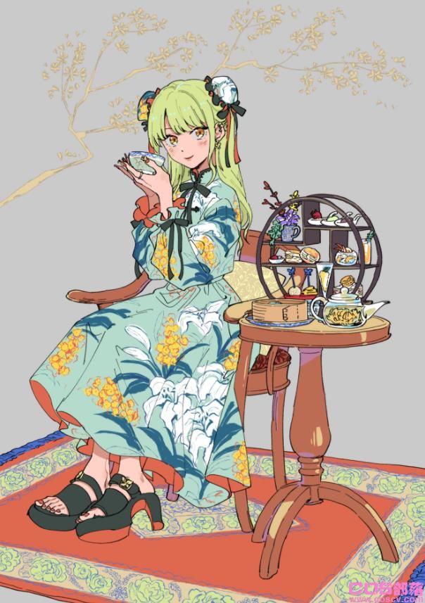 [Pixiv精选]下午茶怎能少了你♡蛋糕架插画特辑(图2)