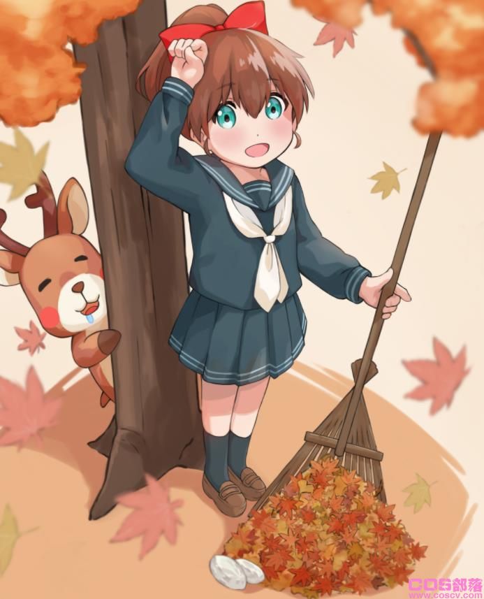 [Pixiv精选]惹人喜爱的摇曳小尾巴。马尾辫制服女子插画特辑(图4)