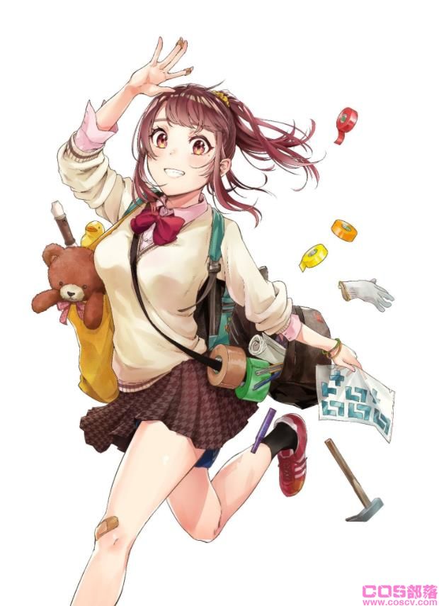 [Pixiv精选]惹人喜爱的摇曳小尾巴。马尾辫制服女子插画特辑(图2)