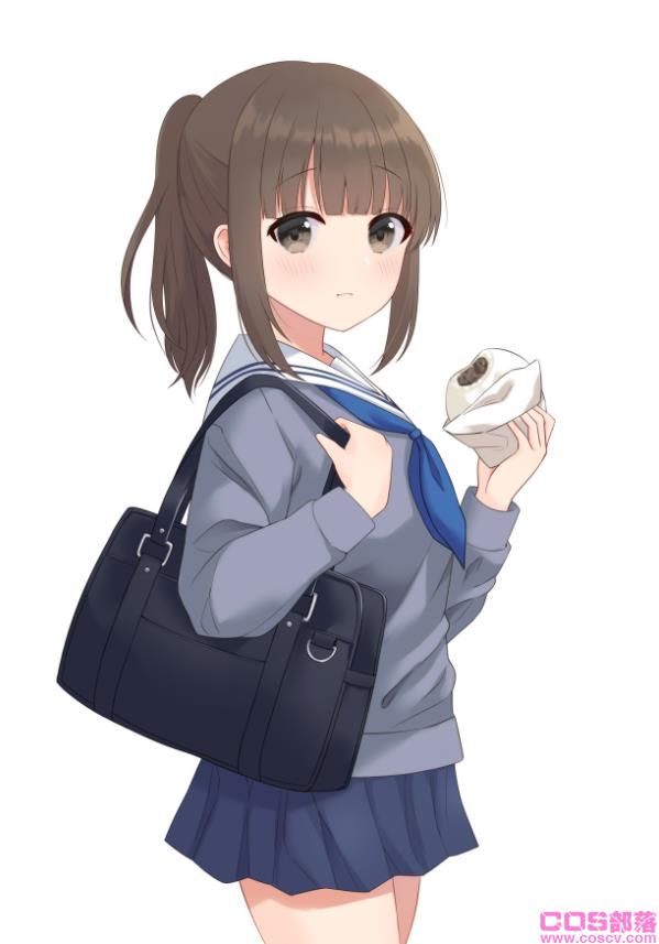 [Pixiv精选]惹人喜爱的摇曳小尾巴。马尾辫制服女子插画特辑(图1)