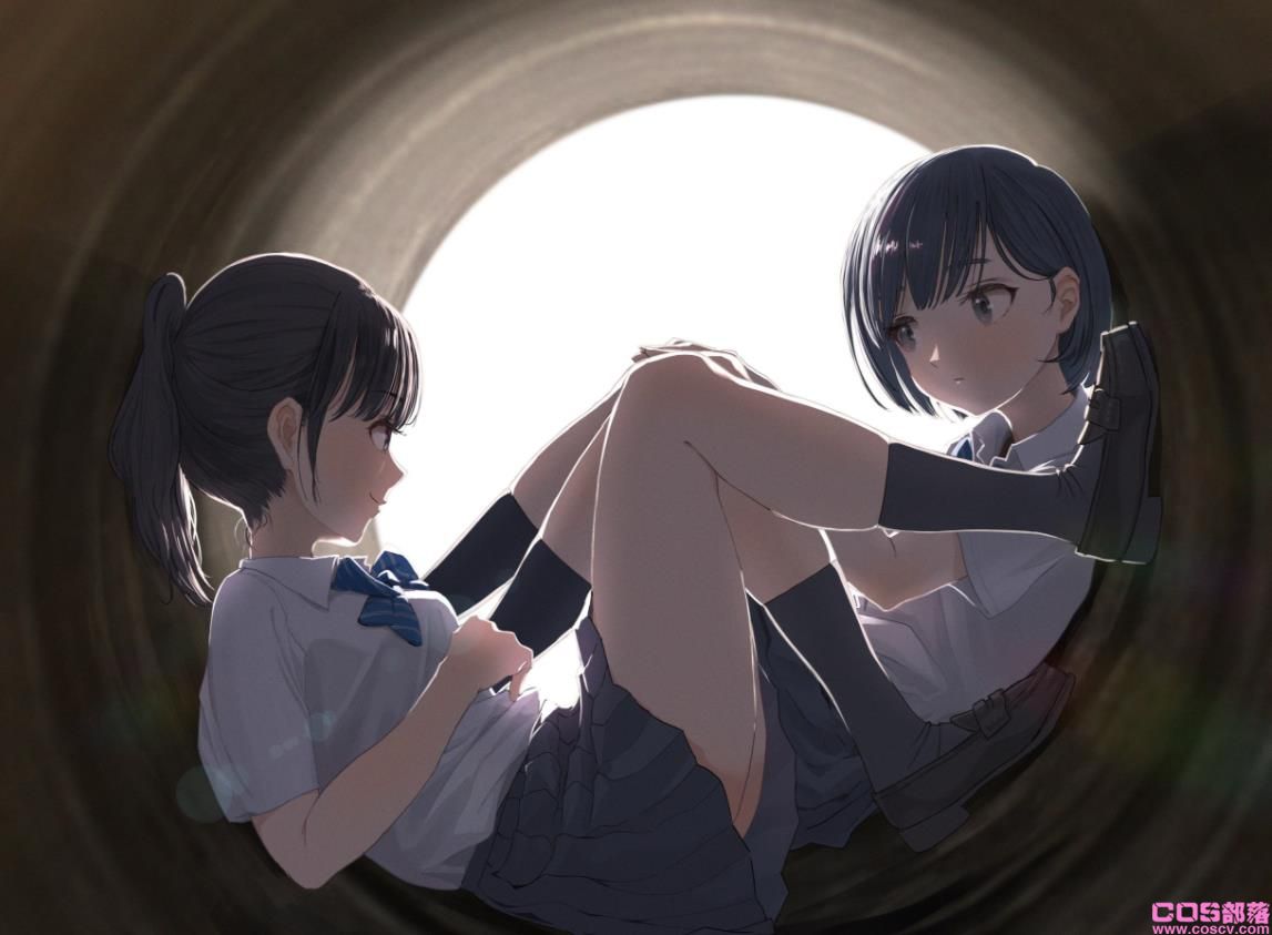 [Pixiv精选]惹人喜爱的摇曳小尾巴。马尾辫制服女子插画特辑(图10)
