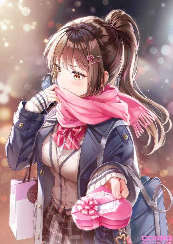 [Pixiv精选]惹人喜爱的摇曳小尾巴。马尾辫制服女子插画特辑(图6)