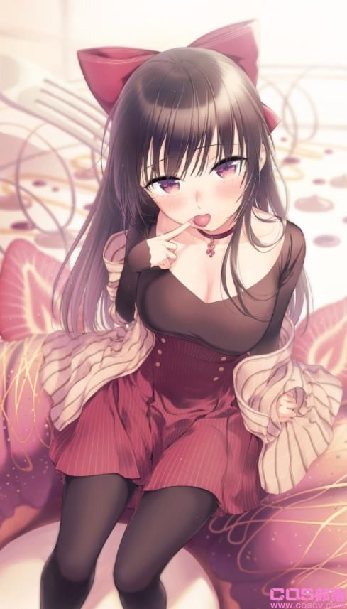 [Pixiv精选]乌黑亮丽。黑长直女子插画特辑(图1)