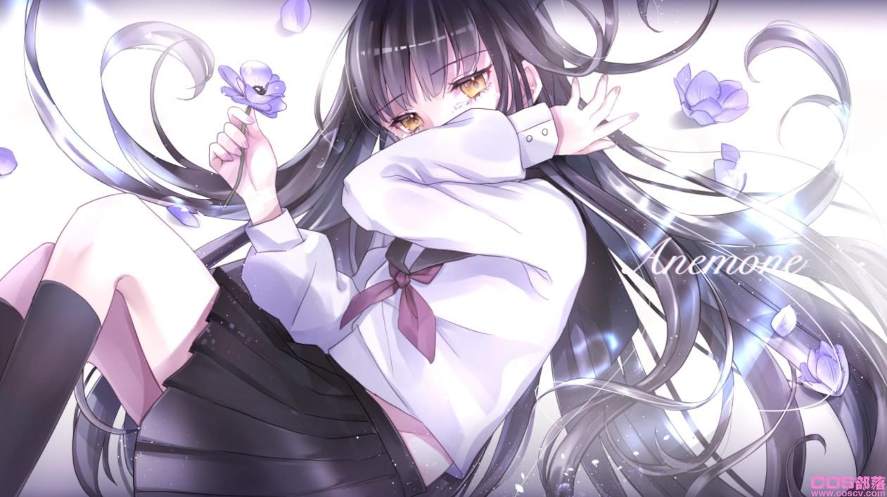 [Pixiv精选]乌黑亮丽。黑长直女子插画特辑(图11)