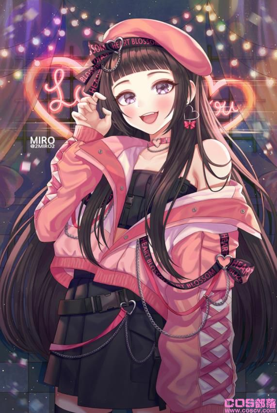 [Pixiv精选]乌黑亮丽。黑长直女子插画特辑(图5)