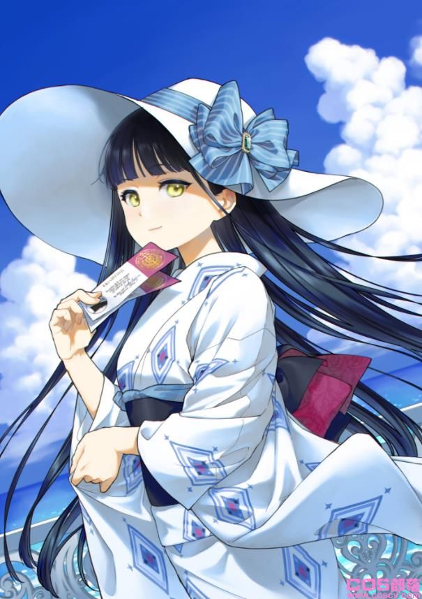 [Pixiv精选]乌黑亮丽。黑长直女子插画特辑(图4)