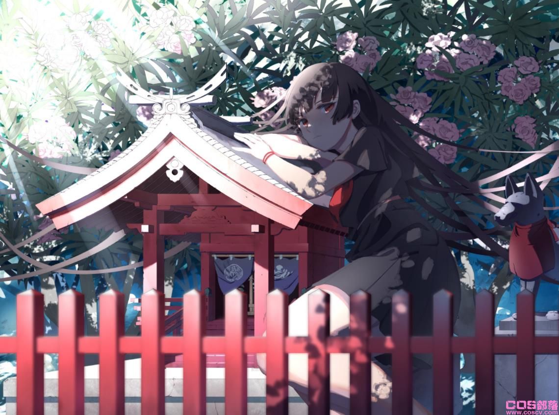 [Pixiv精选]乌黑亮丽。黑长直女子插画特辑(图12)