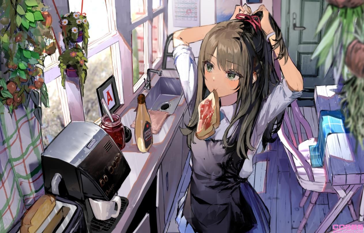 [Pixiv精选]勤奋者的象征！围裙女子插画特辑(图8)