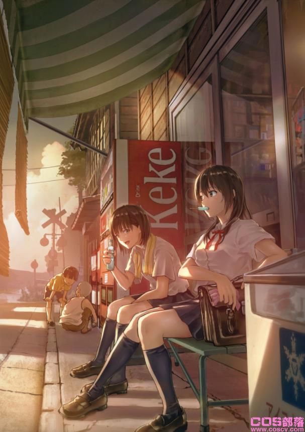 [Pixiv精选]要来一口吗？「叼着冰棒」插画特辑(图4)