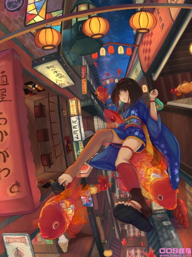 [Pixiv精选]水中一点红。金鱼插画特辑(图2)