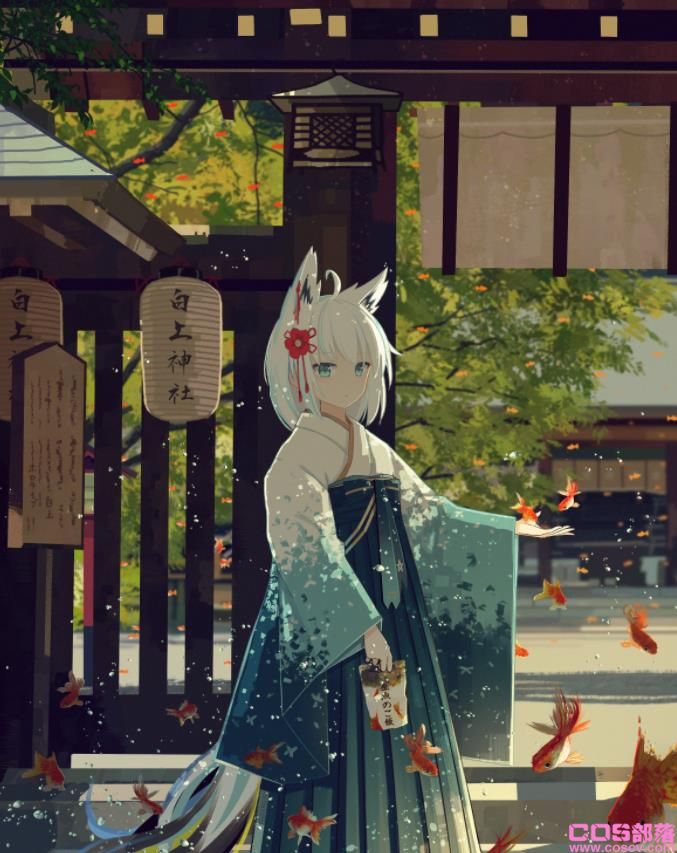 [Pixiv精选]水中一点红。金鱼插画特辑(图4)