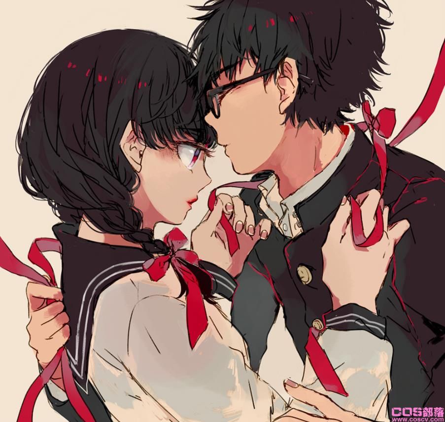 轻轻系起。领带女子插画特辑(图5)