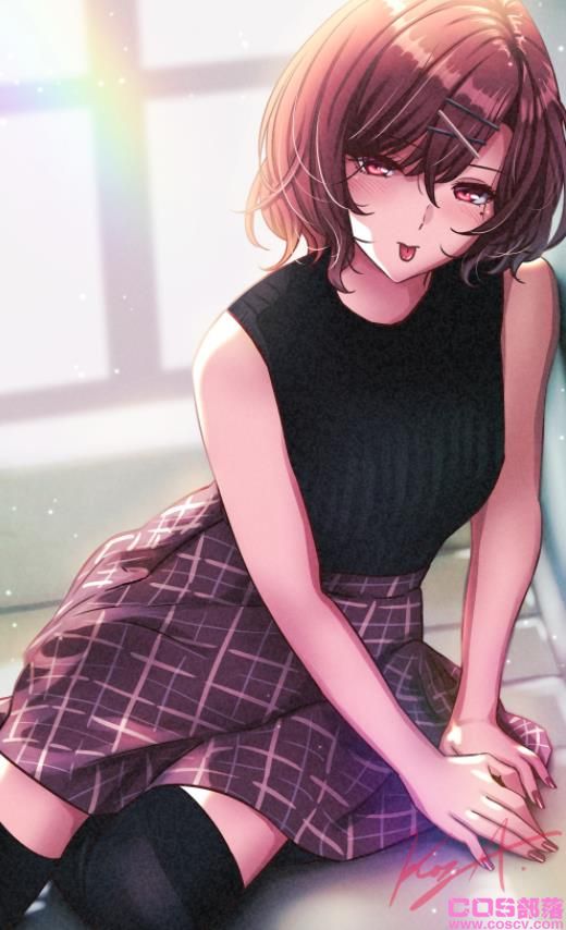 [Pixiv精选]粉嫩舌尖好可爱。吐舌头插画特辑(图3)