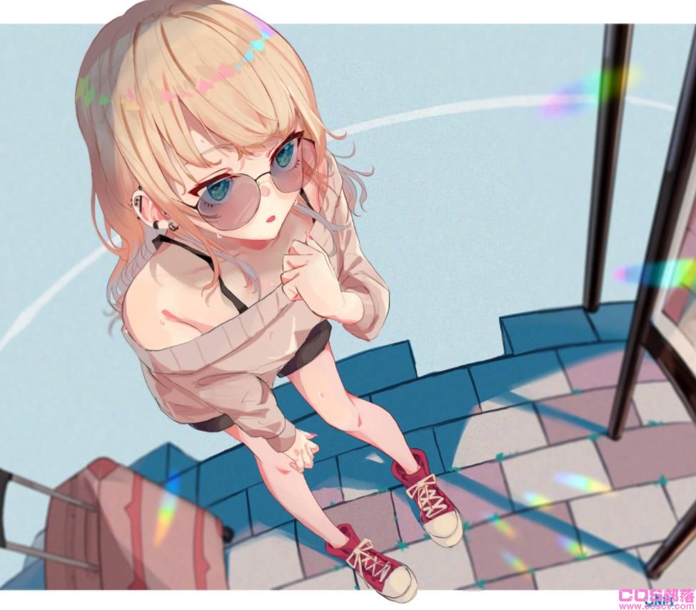 [Pixiv精选]五彩视界。墨镜女子插画特辑(图6)