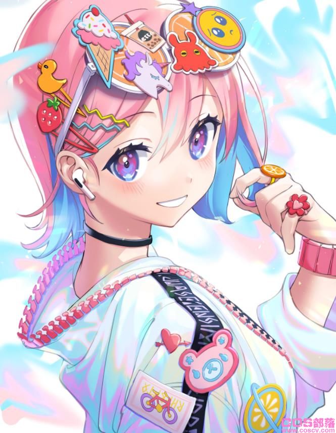 [Pixiv精选]五彩视界。墨镜女子插画特辑(图4)